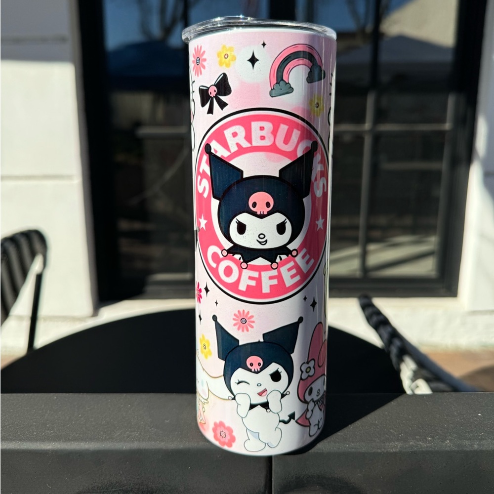 NEW HELLO KITTY AND FRIENDS 20 OZ STAINLESS STEEL TUMBLER
